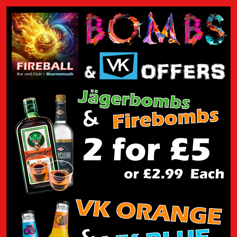 Fireball Drinks Offers Poster Jan 2025
